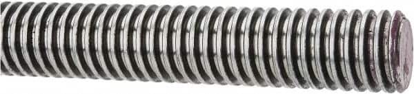 Keystone Threaded Products - 1-1/8-5 Acme, 3' Long, Low Carbon Steel General Purpose Acme Threaded Rod - Oil Finish Finish, Right Hand Thread, 2G Fit - Benchmark Tooling