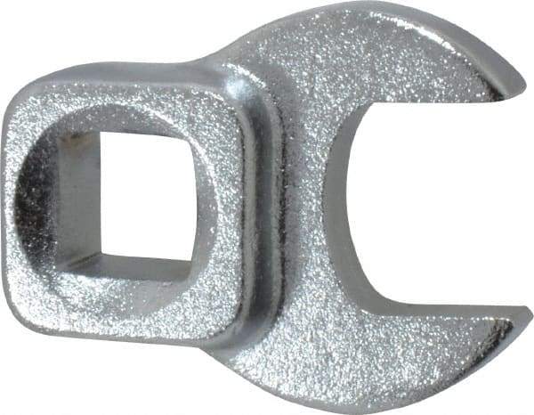 Blackhawk by Proto - 9/16" 3/8" Drive Chrome Open End Crowfoot Wrench - 1-13/32" OAL - Benchmark Tooling