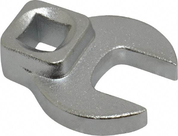 Blackhawk by Proto - 15mm 3/8" Drive Chrome Open End Crowfoot Wrench - 1-19/32" OAL - Benchmark Tooling