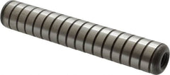 Holo-Krome - 1/2" Diam x 3" Pin Length 4000 Alloy Steel Pull Out Dowel Pin - Black Luster Finish, C 47-58 & C 60 (Surface) Hardness, 1 Beveled & 1 Threaded End - Benchmark Tooling