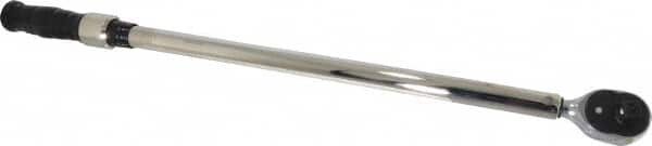 CDI - 1/2" Drive Micrometer Type Ratchet Head Torque Wrench - 30 Ft/Lb to 250 Ft/Lb Torque, 21-1/4" OAL - Benchmark Tooling