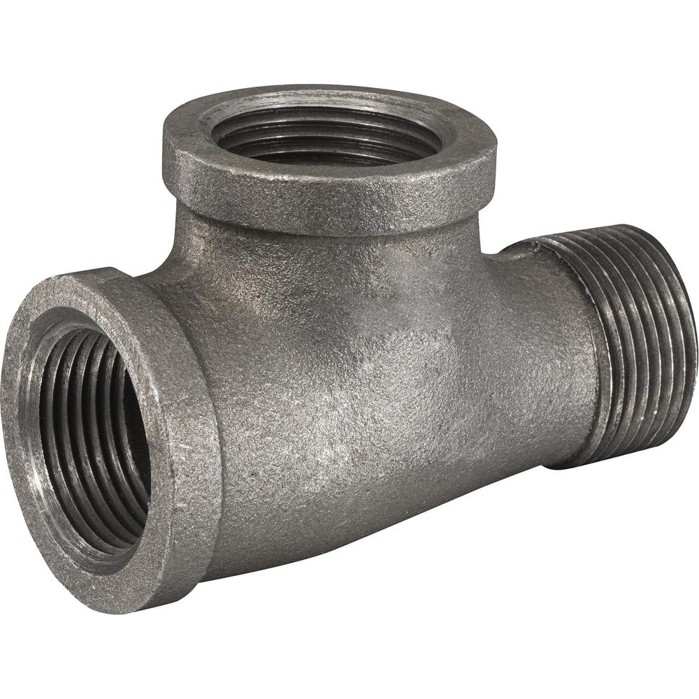 Black Pipe Fittings; Fitting Type: Run Tee; Fitting Size: 2″; Material: Malleable Iron; Finish: Black; Fitting Shape: Tee; Thread Standard: NPT; Connection Type: Threaded; Lead Free: No; Standards: ASME ™B1.2.1; ™ASME ™B16.3; ™UL Listed