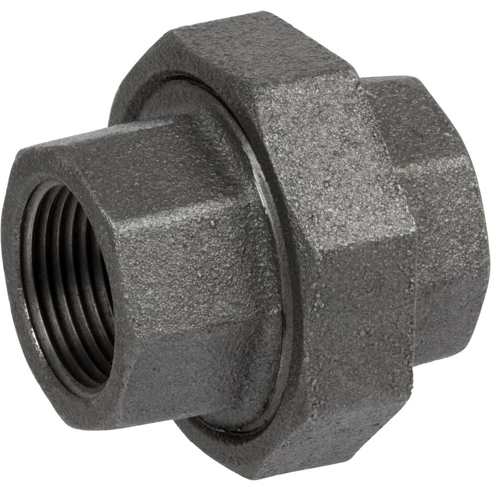 Black Pipe Fittings; Fitting Type: Union; Fitting Size: 1/8″; Material: Malleable Iron; Finish: Black; Fitting Shape: Straight; Thread Standard: NPT; Connection Type: Threaded; Lead Free: No; Standards: ™ASME ™B1.2.1; ASTM ™A197; ™ASME ™B16.39; ™UL ™Li