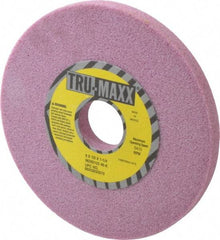 Tru-Maxx - 6" Diam x 1-1/4" Hole x 1/2" Thick, K Hardness, 46 Grit Surface Grinding Wheel - Aluminum Oxide, Type 1, Coarse Grade, 5,410 Max RPM, Vitrified Bond, No Recess - Benchmark Tooling