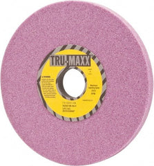 Tru-Maxx - 7" Diam x 1-1/4" Hole x 1/2" Thick, H Hardness, 46 Grit Surface Grinding Wheel - Aluminum Oxide, Type 1, Coarse Grade, 3,600 Max RPM, Vitrified Bond, No Recess - Benchmark Tooling