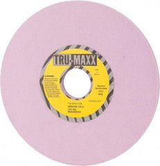 Tru-Maxx - 7" Diam x 1-1/4" Hole x 1/4" Thick, H Hardness, 120 Grit Surface Grinding Wheel - Aluminum Oxide, Type 1, Fine Grade, 3,600 Max RPM, Vitrified Bond, No Recess - Benchmark Tooling