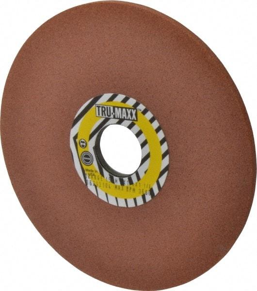 Tru-Maxx - 7" Diam x 1-1/4" Hole x 1/4" Thick, M Hardness, 150 Grit Surface Grinding Wheel - Aluminum Oxide, Type 1, Very Fine Grade, 3,600 Max RPM, Vitrified Bond, No Recess - Benchmark Tooling