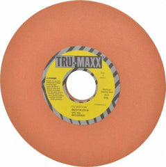Tru-Maxx - 7" Diam x 1-1/4" Hole x 1/4" Thick, M Hardness, 220 Grit Surface Grinding Wheel - Aluminum Oxide, Type 1, Very Fine Grade, 3,600 Max RPM, Vitrified Bond, No Recess - Benchmark Tooling