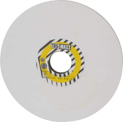 Tru-Maxx - 7" Diam x 1-1/4" Hole x 1/4" Thick, L Hardness, 220 Grit Surface Grinding Wheel - Aluminum Oxide, Type 1, Very Fine Grade, 3,600 Max RPM, Vitrified Bond, No Recess - Benchmark Tooling
