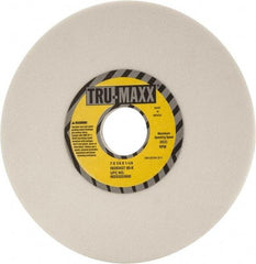 Tru-Maxx - 7" Diam x 1-1/4" Hole x 1/4" Thick, K Hardness, 80 Grit Surface Grinding Wheel - Aluminum Oxide, Type 1, Medium Grade, 3,600 Max RPM, Vitrified Bond, No Recess - Benchmark Tooling