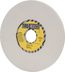 Tru-Maxx - 7" Diam x 1-1/4" Hole x 1/4" Thick, K Hardness, 100 Grit Surface Grinding Wheel - Aluminum Oxide, Type 1, Fine Grade, 3,600 Max RPM, Vitrified Bond, No Recess - Benchmark Tooling