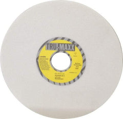 Tru-Maxx - 8" Diam x 1-1/4" Hole x 1/4" Thick, K Hardness, 60 Grit Surface Grinding Wheel - Aluminum Oxide, Type 1, Medium Grade, 3,600 Max RPM, Vitrified Bond, No Recess - Benchmark Tooling