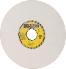 Tru-Maxx - 8" Diam x 1-1/4" Hole x 1/4" Thick, K Hardness, 150 Grit Surface Grinding Wheel - Aluminum Oxide, Type 1, Very Fine Grade, 3,600 Max RPM, Vitrified Bond, No Recess - Benchmark Tooling