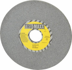 Tru-Maxx - 7" Diam x 1-1/4" Hole x 1/4" Thick, K Hardness, 60 Grit Surface Grinding Wheel - Aluminum Oxide, Type 1, Medium Grade, 3,600 Max RPM, Vitrified Bond, No Recess - Benchmark Tooling