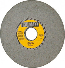 Tru-Maxx - 7" Diam x 1-1/4" Hole x 1/4" Thick, K Hardness, 100 Grit Surface Grinding Wheel - Aluminum Oxide, Type 1, Fine Grade, 3,600 Max RPM, Vitrified Bond, No Recess - Benchmark Tooling