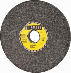 Tru-Maxx - 8" Diam x 1-1/4" Hole x 3/4" Thick, K Hardness, 46 Grit Surface Grinding Wheel - Aluminum Oxide, Type 1, Coarse Grade, 3,600 Max RPM, Vitrified Bond, No Recess - Benchmark Tooling