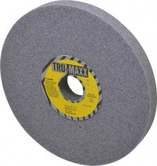 Tru-Maxx - 8" Diam x 1-1/4" Hole x 3/4" Thick, I Hardness, 46 Grit Surface Grinding Wheel - Aluminum Oxide, Type 1, Coarse Grade, 3,105 Max RPM, Vitrified Bond, No Recess - Benchmark Tooling