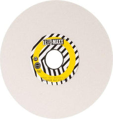 Tru-Maxx - 8" Diam x 1-1/4" Hole x 1/4" Thick, I Hardness, 100 Grit Surface Grinding Wheel - Aluminum Oxide, Type 1, Fine Grade, 3,600 Max RPM, Vitrified Bond, No Recess - Benchmark Tooling