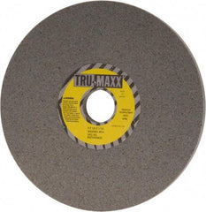 Tru-Maxx - 8" Diam x 1-1/4" Hole x 1/2" Thick, H Hardness, 80 Grit Surface Grinding Wheel - Aluminum Oxide, Type 1, Medium Grade, 3,600 Max RPM, Vitrified Bond, No Recess - Benchmark Tooling