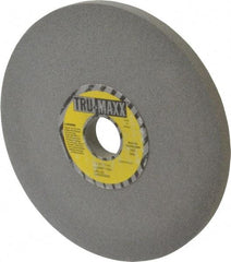 Tru-Maxx - 8" Diam x 1-1/4" Hole x 1/2" Thick, I Hardness, 100 Grit Surface Grinding Wheel - Aluminum Oxide, Type 1, Fine Grade, 3,600 Max RPM, Vitrified Bond, No Recess - Benchmark Tooling