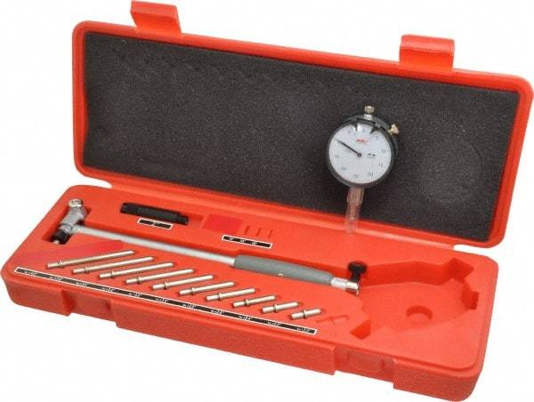 Value Collection - 11 Anvil, 2 to 6" Dial Bore Gage - 0.0005" Graduation, 6" Gage Depth - Benchmark Tooling
