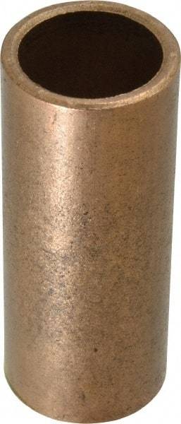 Boston Gear - 1" Inside x 1-1/4" Outside Diam, Oil Impregnated Bronze SAE-841 Sleeve Bearing - 3" OAL - Benchmark Tooling