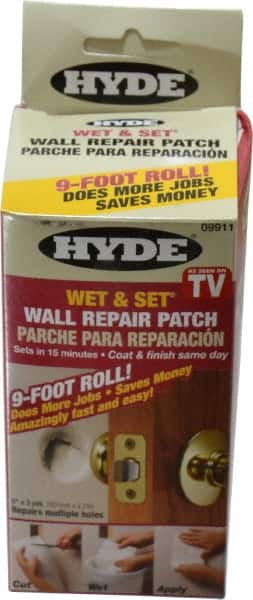 Hyde Tools - Drywall/Plaster Repair - White, 5" x 3 Yd ( 540 Sq In ) Coverage - Benchmark Tooling