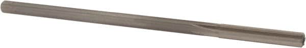 Alvord Polk - 7/32" High Speed Steel 6 Flute Chucking Reamer - Straight Flute, 0.2075" Straight Shank, 1-1/4" Flute Length, 5" OAL - Benchmark Tooling