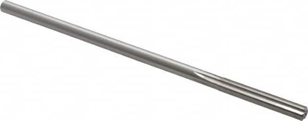 Alvord Polk - #6 High Speed Steel 6 Flute Chucking Reamer - Straight Flute, 0.1945" Straight Shank, 1-1/4" Flute Length, 5" OAL - Benchmark Tooling