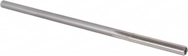 Alvord Polk - Letter A High Speed Steel 6 Flute Chucking Reamer - Straight Flute, 0.2265" Straight Shank, 1-1/2" Flute Length, 6" OAL - Benchmark Tooling