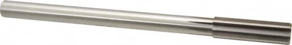 Alvord Polk - 17mm High Speed Steel 8 Flute Chucking Reamer - Straight Flute, 9/16" Straight Shank, 2-1/4" Flute Length, 9" OAL - Benchmark Tooling