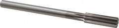 Alvord Polk - 20.5mm High Speed Steel 8 Flute Chucking Reamer - Straight Flute, 5/8" Straight Shank, 2-1/2" Flute Length, 9-1/2" OAL - Benchmark Tooling