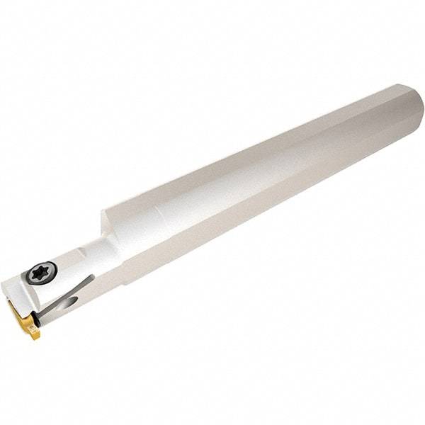 Iscar - 0.63" Min Bore Diam, 6" OAL, 5/8" Shank Diam, GEHIM Indexable Boring Bar - 0.098" Max Bore Depth, GEPI Insert, Clamp Holding Method - Benchmark Tooling