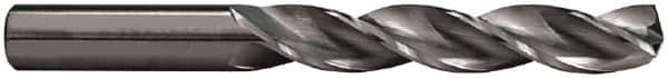 M.A. Ford - 3/16" 150° Solid Carbide Jobber Drill - ALtima Finish, Right Hand Cut, Spiral Flute, Straight Shank, 2-3/4" OAL - Benchmark Tooling