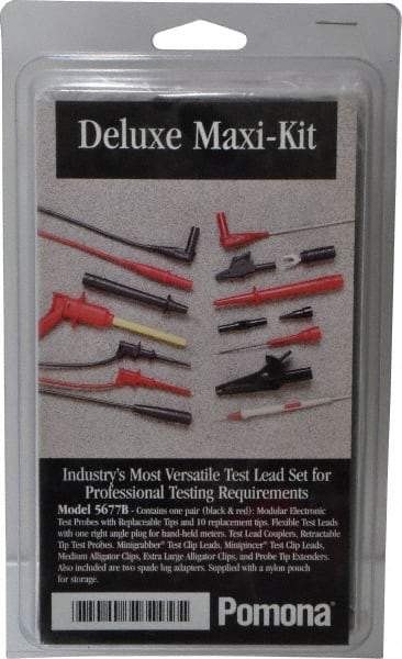 Pomona - Electrical Test Equipment Leads Set - Use with Digital Multimeters - Benchmark Tooling