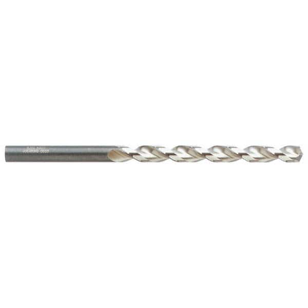 Taper Length Drill Bit: 0.4331″ Dia, 130 ° Bright/Uncoated, RH Cut, Parabolic Flute, Straight Shank, Series 336