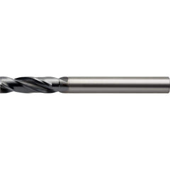 Micro Drill Bit:  180 ° N/A Solid Carbide UT Coat Finish,  RH Cut   Spiral Flute,  Straight Shank Shank,  Series  UTDF