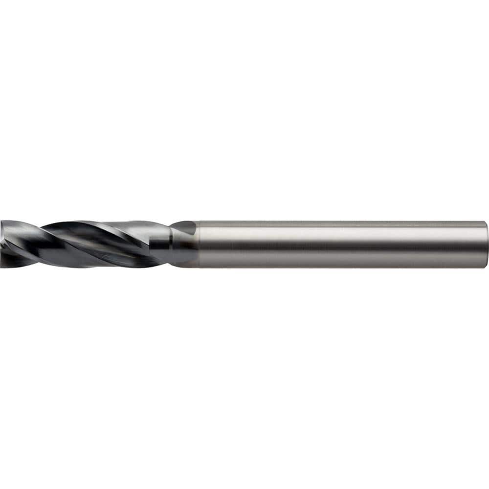 Micro Drill Bit: 180 ° N/A Solid Carbide UT Coat Finish, RH Cut Spiral Flute, Straight Shank Shank, Series UTDF