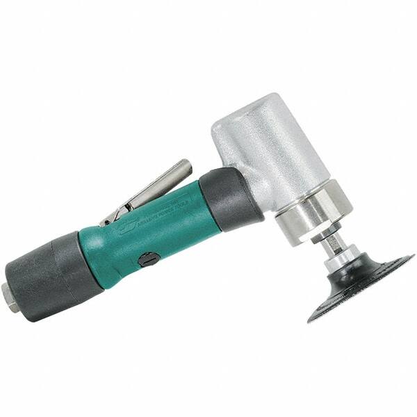 Dynabrade - 3" Max Disc, 15,000 RPM, Pneumatic Handheld Disc Sander - 32 CFM, 1/4 NPT Inlet, 0.7 hp, 90 psi - Benchmark Tooling
