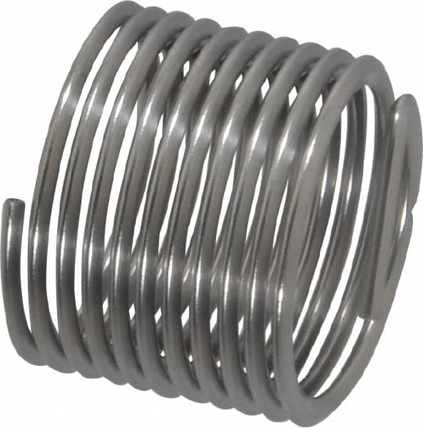 Heli-Coil - M14x1.25 Metric Fine, 3/4" OAL, Free Running Helical Insert - Tanged, Stainless Steel - Exact Industrial Supply