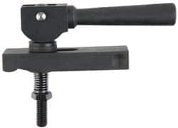 Value Collection - 5/16-18 Tap Size, Steel Strap Clamp Assembly - Center Cam, 0.333" Strap Thickness, 13/16" Travel, 3-1/4" Strap Len, 1-1/4" Strap Width - Benchmark Tooling