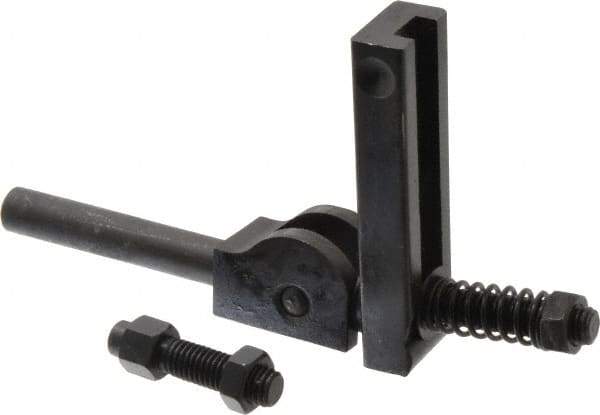 Value Collection - 1/2-13 Tap Size, Steel Strap Clamp Assembly - Center Cam, 5/8" Strap Thickness, 1-1/2" Travel, 4-1/2" Strap Len, 1-1/4" Strap Width - Benchmark Tooling