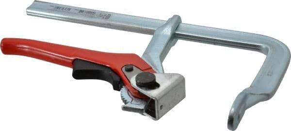 Bessey - 4" Deep Throat, 8" Max Capacity, Standard Sliding Arm Clamp - 660 Lb Clamping Pressure - Benchmark Tooling