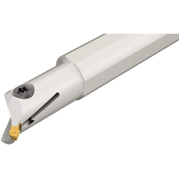 Iscar - 16mm Min Bore Diam, 125mm OAL, 16mm Shank Diam, GEHIU Indexable Boring Bar - 32mm Max Bore Depth, GEPI Insert - Benchmark Tooling