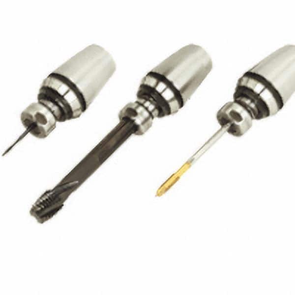 Iscar - 0.039" to 0.512" Capacity, 3.937" Projection, BT40 Taper Shank, ER20 Collet Chuck - Through-Spindle - Exact Industrial Supply