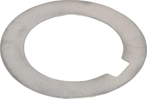 Made in USA - 3/32" Long x 1/4" Wide Notch, 0.01" Thick Internal Notched Washer - 301-304 Stainless Steel, 1" ID, 1-1/2" OD - Benchmark Tooling
