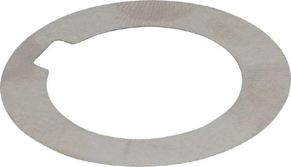 Made in USA - 3/32" Long x 1/4" Wide Notch, 0.005" Thick Internal Notched Washer - 301-304 Stainless Steel, 1" ID, 1-1/2" OD - Benchmark Tooling