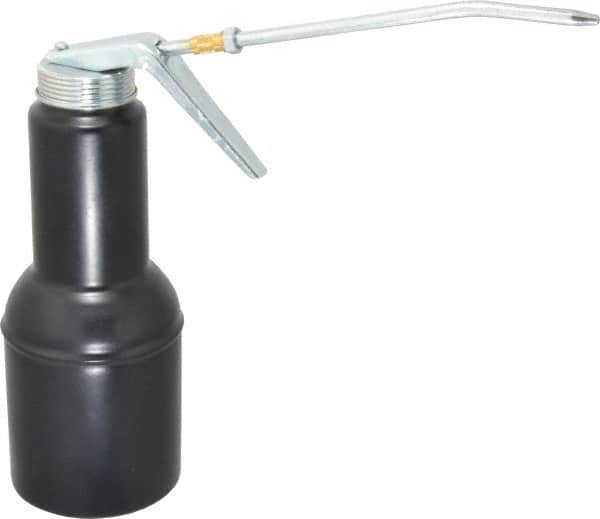 PRO-LUBE - 500 mL Capcity, 6" Long Rigid Spout, Pistol-Grip Oiler - Steel Pump, Steel Body, Powder Coated - Benchmark Tooling