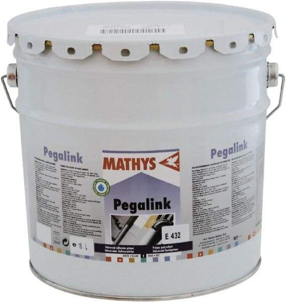 Rust-Oleum - 5 Gal White Adhesion Primer - 245 to 330 Sq Ft Coverage, <250 gL Content, Quick Drying, Interior/Exterior - Benchmark Tooling