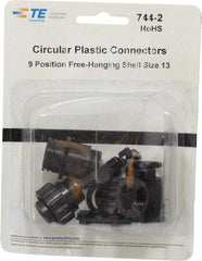 Tyco/Amp - Panel Mount Plug and Receptacle Kit - 13 to 9 AWG Compatible Wire Size - Benchmark Tooling